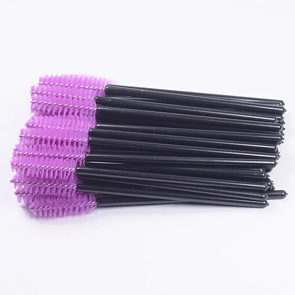 50/5 Stuks Wegwerp Make Wattenstaafje Mini Individuele Lash Applicators Mascara Borstels Wimper Extension Voor Maquillaje Make-Up