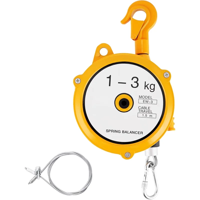 

B84B-Hanging Holding Equipment Retractable Spring Balancer,2-7Lbs(1-3Kg), Retractable Spring Tool