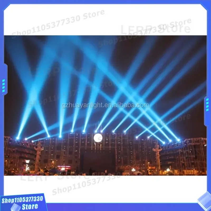 3000W LED Sky Tracker Light Outdoor Night Searchlight High Power Beam Lamp for Event Stage Party Club Lighting Decoration