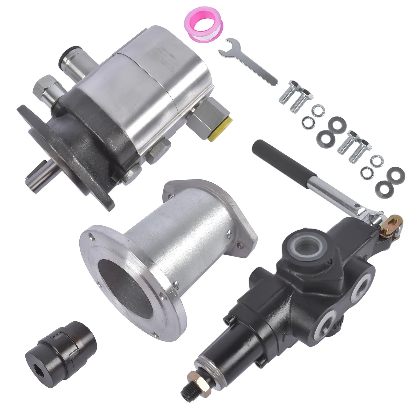 AP03 Hydraulic Wood Log Splitter Pump Kit Gear Pump 22GPM 2 Stage with Valve 5.5-7.5HP，3600 RPM Idle, 1440 RPM Rated Speed