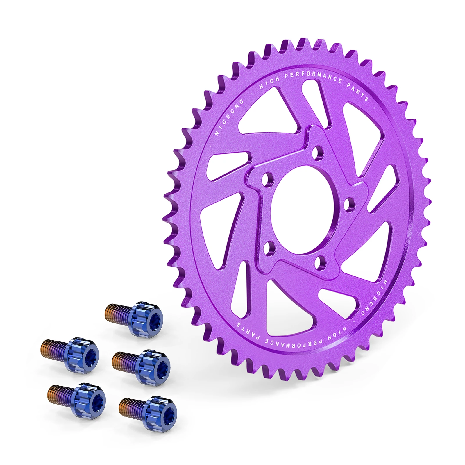 AliExpress NICECNC For Surron Light Bee X 48T Rear Sprocket & Rear Sprocket Bolts For Sur-ron S L1E For Segway X160 X260 Electric Dirt Bike