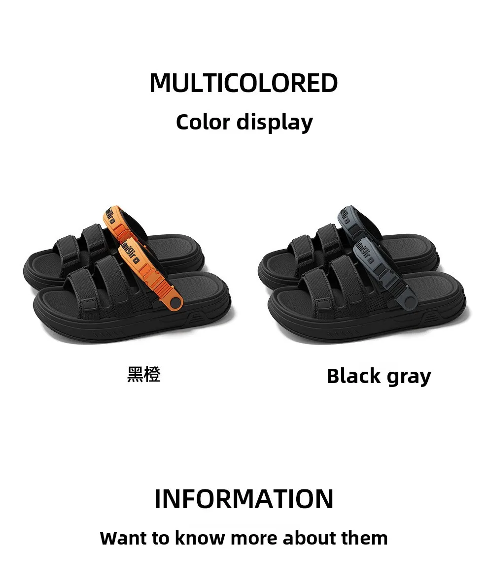 2026 Bequeme Herren-Sandalen Sommer Leichte Lässige Outdoor-Strand-Urlaubspantoffeln Modische Atmungsaktive Schuhe Größe 40-45 – Detail 9