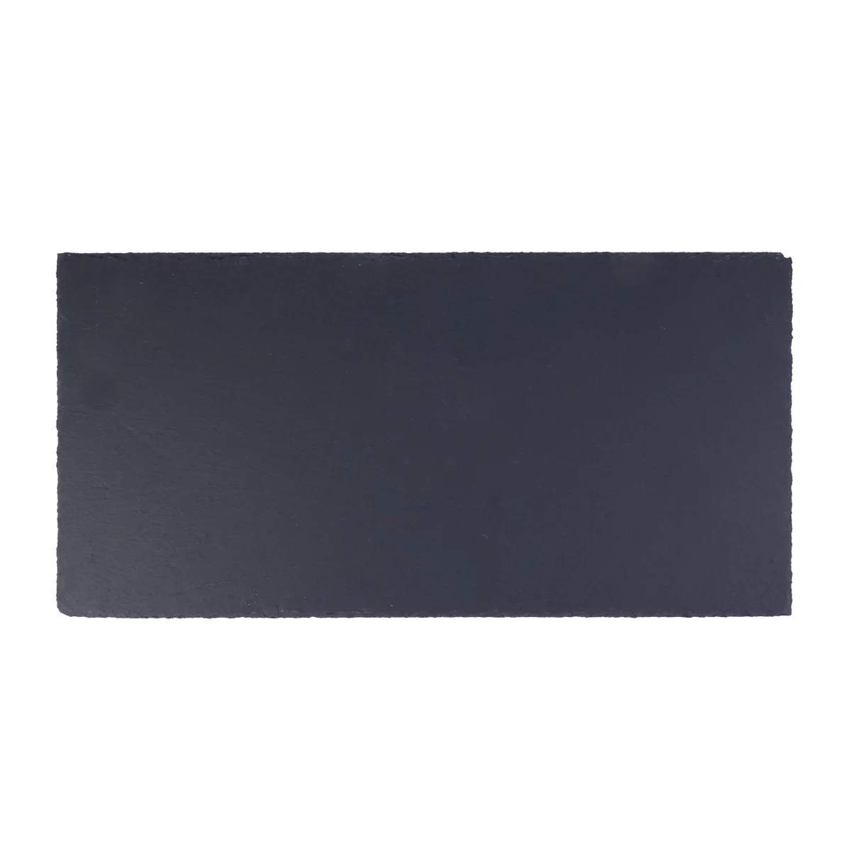 

Natural Rectangular Plate 40x20cm Black Stone Plate Cake Sushi Pizza Cheese Fruit Tray Health Trace Elements