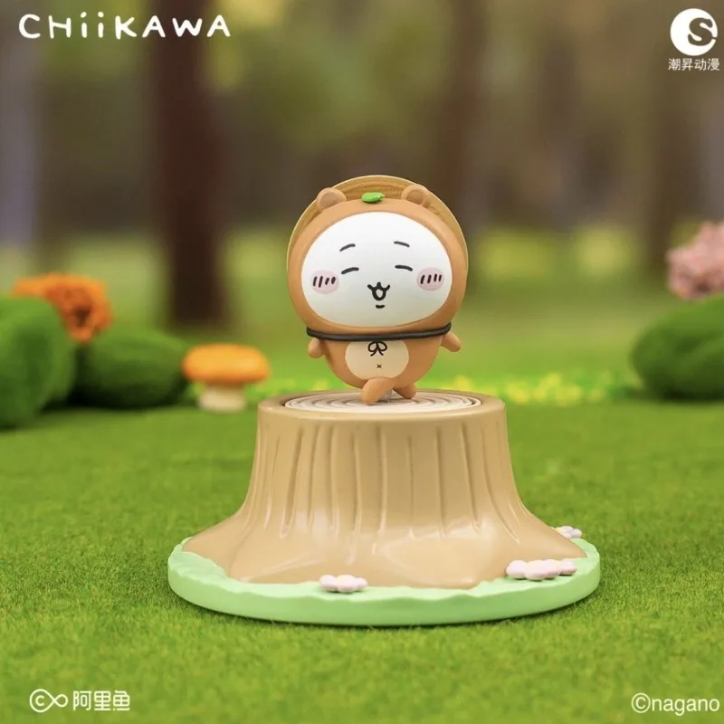 アニメちいかわ森ファッションショー正規品シール入りブラインドボックスフィギュアオーナメント確認済み支払い済み漫画かわいいデスクトップデコレーション