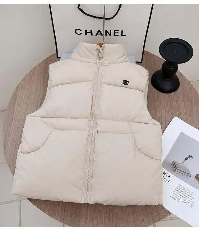 شتاء جديد للرجال والنساء بلون الوقوف طوق الخريف والشتاء ملابس خارجية سترة ، سترة غير رسمية صدرية وصدرية