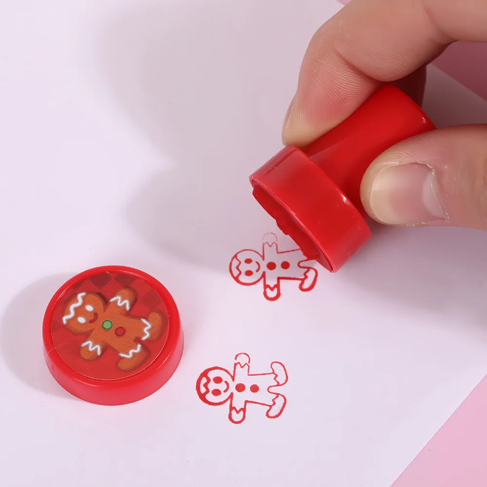 10/20 قطعة عيد الميلاد الكرتون Stamps لطيف سانتا كلوز Stamps الاطفال Stamps رياض الأطفال هدية عطلة الديكور Stamps لسجل القصاصات #5