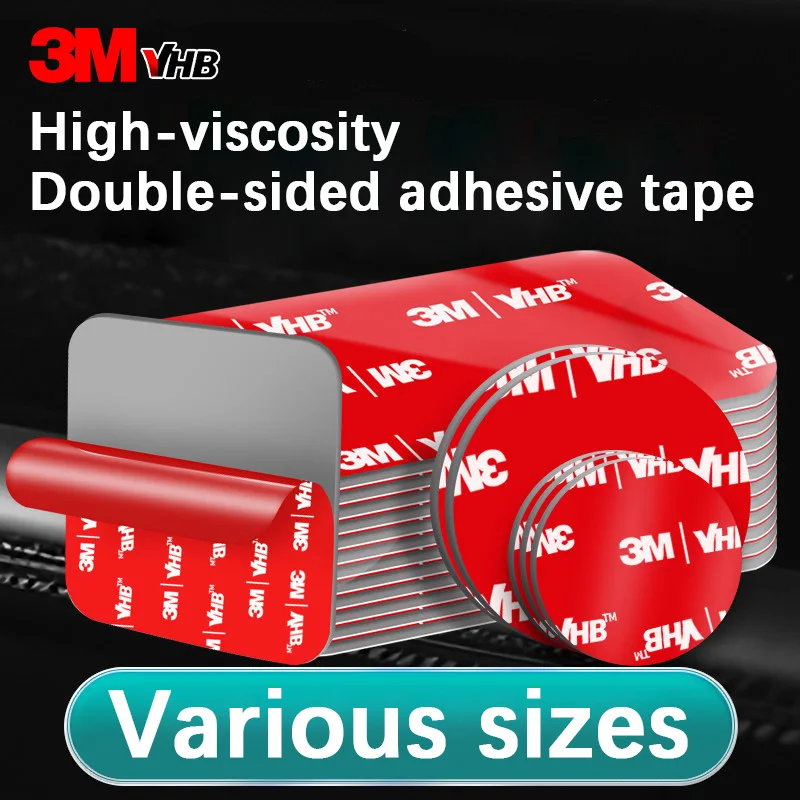 3M vhb High Strength Foam Double Sided Tape Office Grade High Temperature Resistant Residue Free Multi Purpose Double Sided Tape