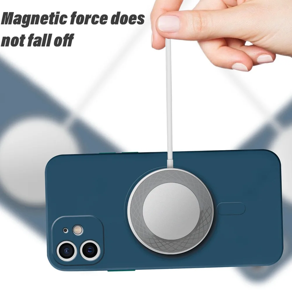 1-3 stks Magnetische Plaat Ring voor Magsafe Draadloze Oplader Sticker Ring Magneet Auto Telefoon Houder voor IPhone 16 15 14 Xiaomi Android