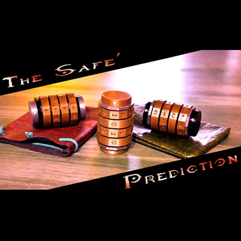 SAFE PREDICTION by Hugo Magic Tricks Card Prediction in Unopened Safe Magia Close Up Stage Illusions Gimmicks Mentalism Props