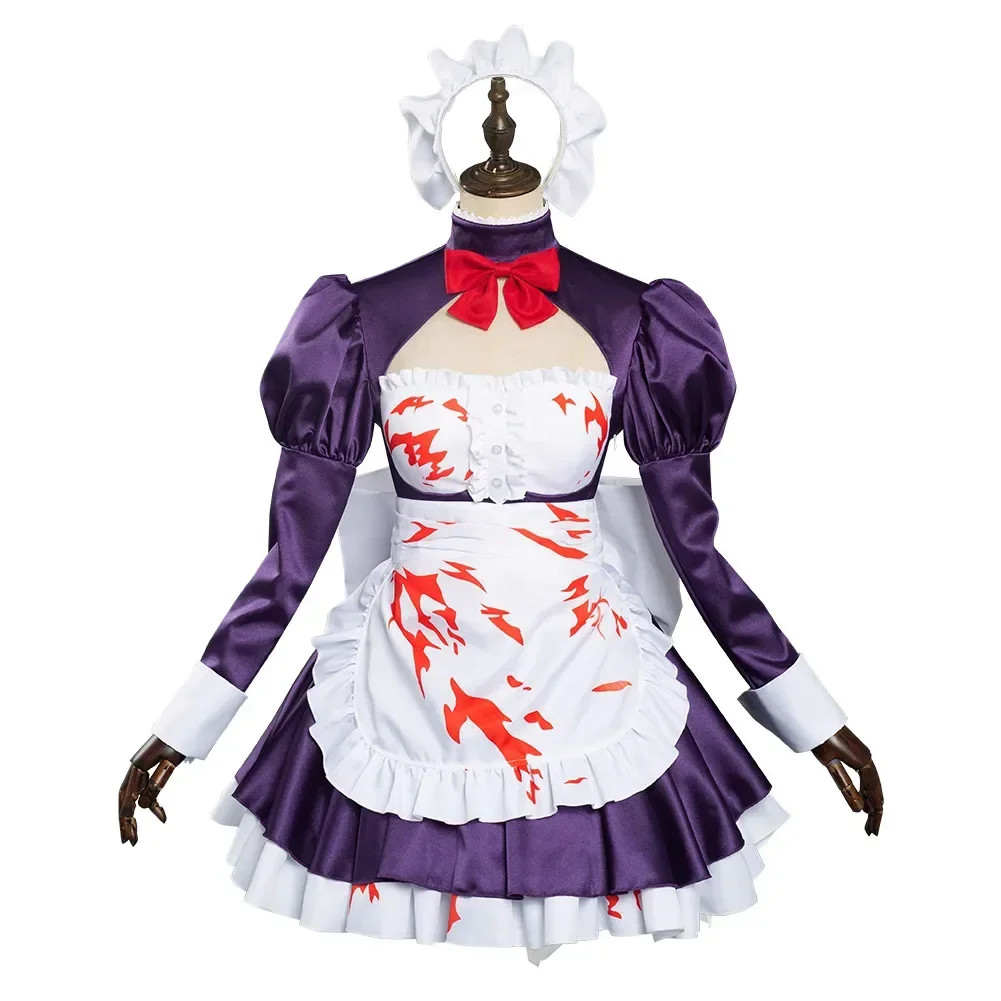 

Anime High-Rise Invasion Maid-fuku Kamen Cosplay Costume Maid Dress Outfits