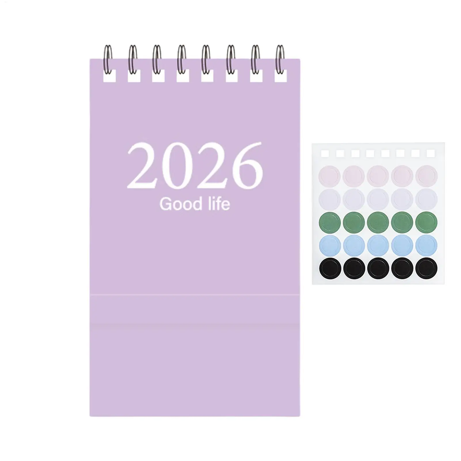 Mini Pocket Calendar Jan. 2026 To Jul. 2027 Planner Standing Desktop Calendar For Workplace Study Workstation Dorm Library