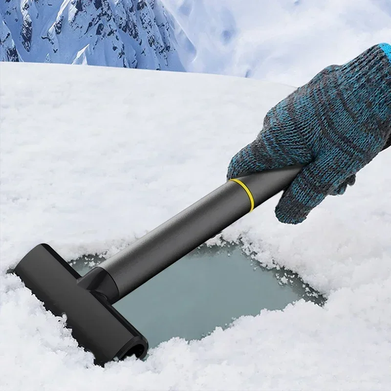 

Car Snow Cleaner Shovel Multi-purpose Alloy Shovel for Car Brush Glass Defrost Scraper Snow Remover Deicing Shovel Ice Scraper