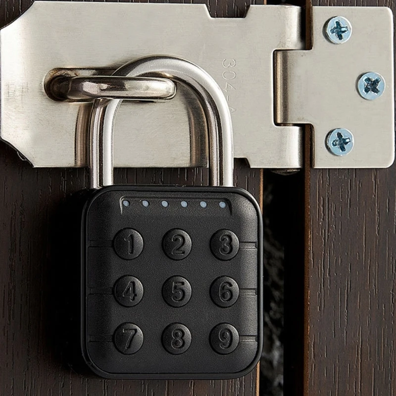 Waterproof Padlock 6 digit Combination Lock for Lockers Storage Box Cabinet