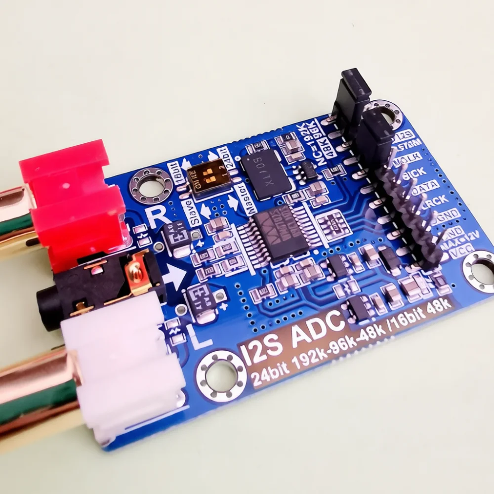 Development Board I2S ADC Audio Signal Module 24Bit Sampling Rate Converter Professional Electronic Component Signal Record
