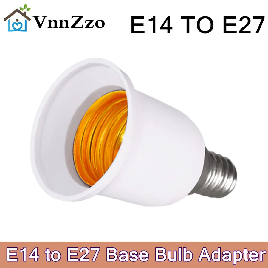 E14 to E27 Lamp Bulb Socket base Holder Converter 110v 220V Light Adapter Conversion Fireproof home room Lighting