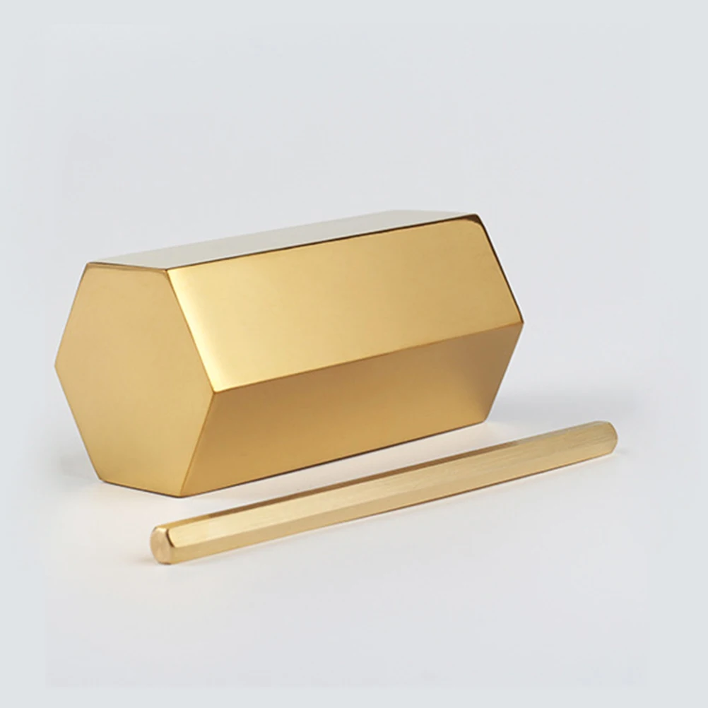 

Golden Flower Vase Pen Holder Hexagonal Pencil Container Desk Organizer Storage Box for Pens Cosmetics Durability Lightweight