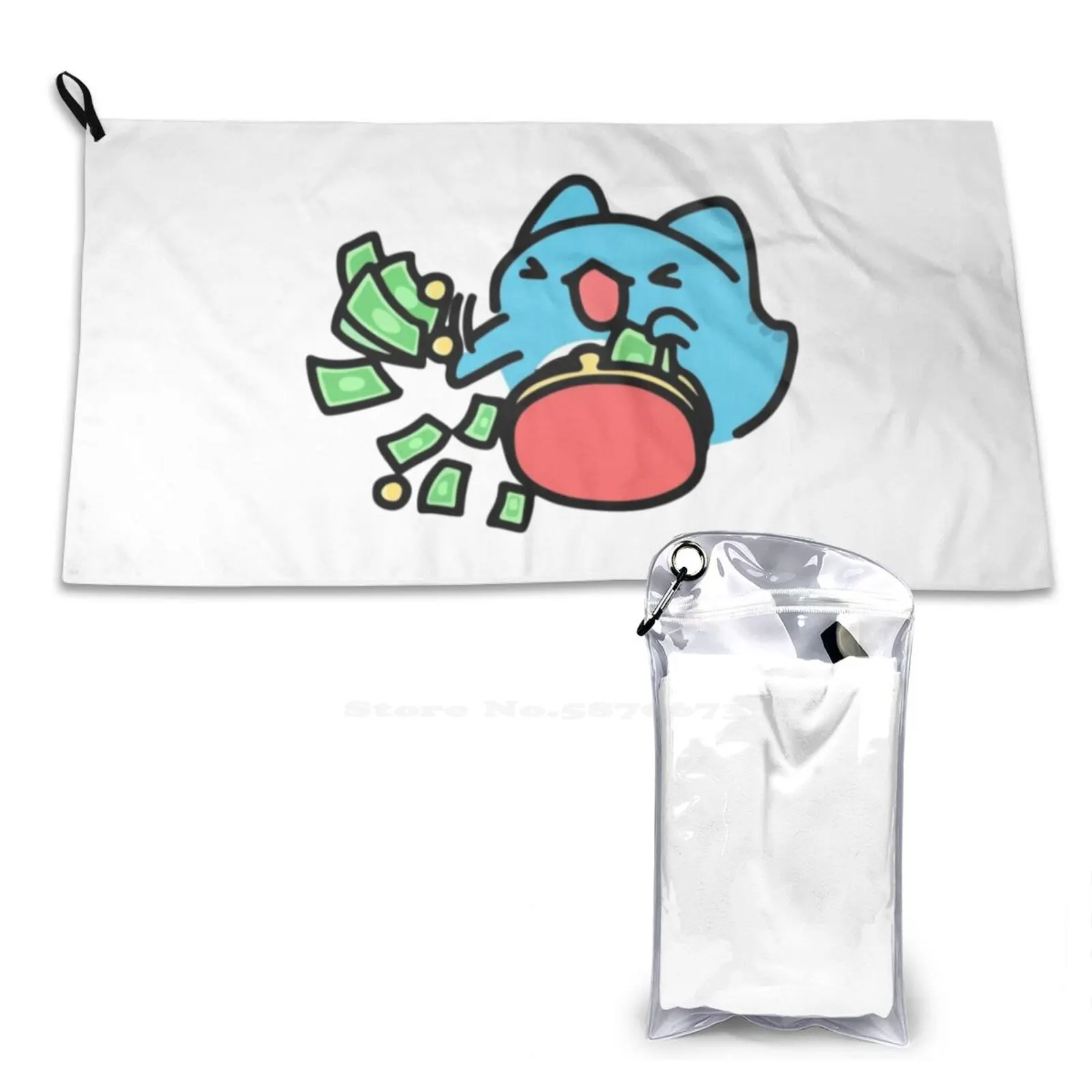 Comic Cat | Bugcat Capoo | Bug Cat Soft Towel Quick Dry Beach Towel Bug Cat Capoo Capoo Bugcat Bug Cat Bug Cat Capoo The Bugcat