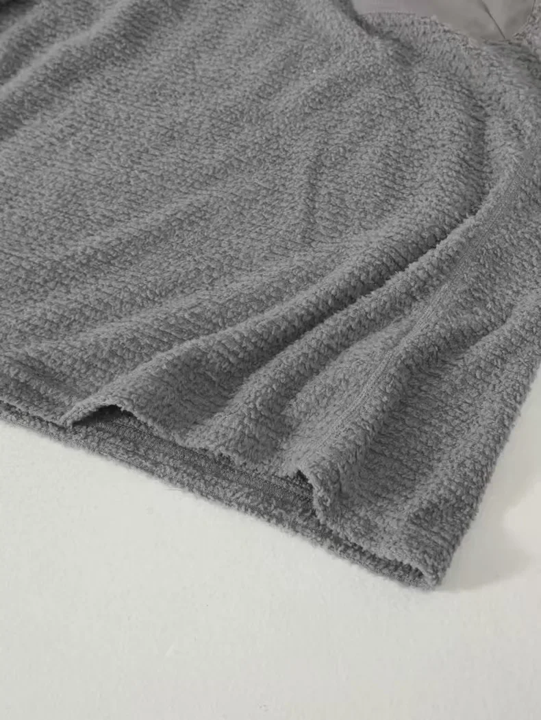 Outdoor Hiking and Cycling Casual Trend Loose and Smooth Fine Wool Soft and Comfortable Warm Base Layer T-shirt for Sports
