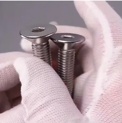 316 Stainless Steel A4-70 Hex Socket Countersunk Head Screws M2 M2.5 M3 M4 M5 M6 M8 M10 Flat Head Allen Bolts