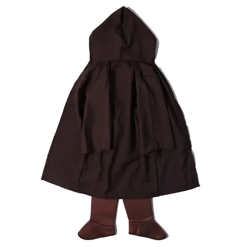 فيلم ستار أوبي وان كينوبي كيدز كوسبلاي جيدي واريور كوسبلاي عباءة بقلنسوة ملابس تناسب أزياء حفلات الهالوين للأطفال #4