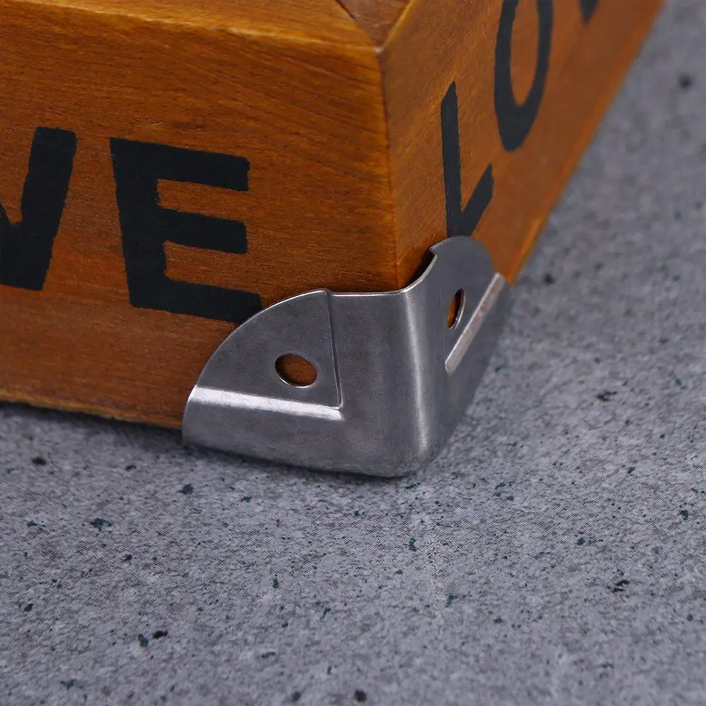 Silver Old-fashioned Corner Protector Decorative Antique Case Edge Guard Corner Bracket Corner Cover Box Corner