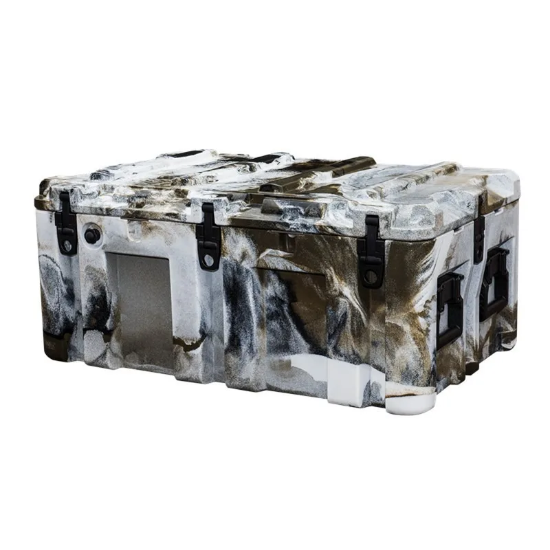 

Roll molding plastic waterproof mechanical tool box practical cargo box, military truck plastic storage warehouse