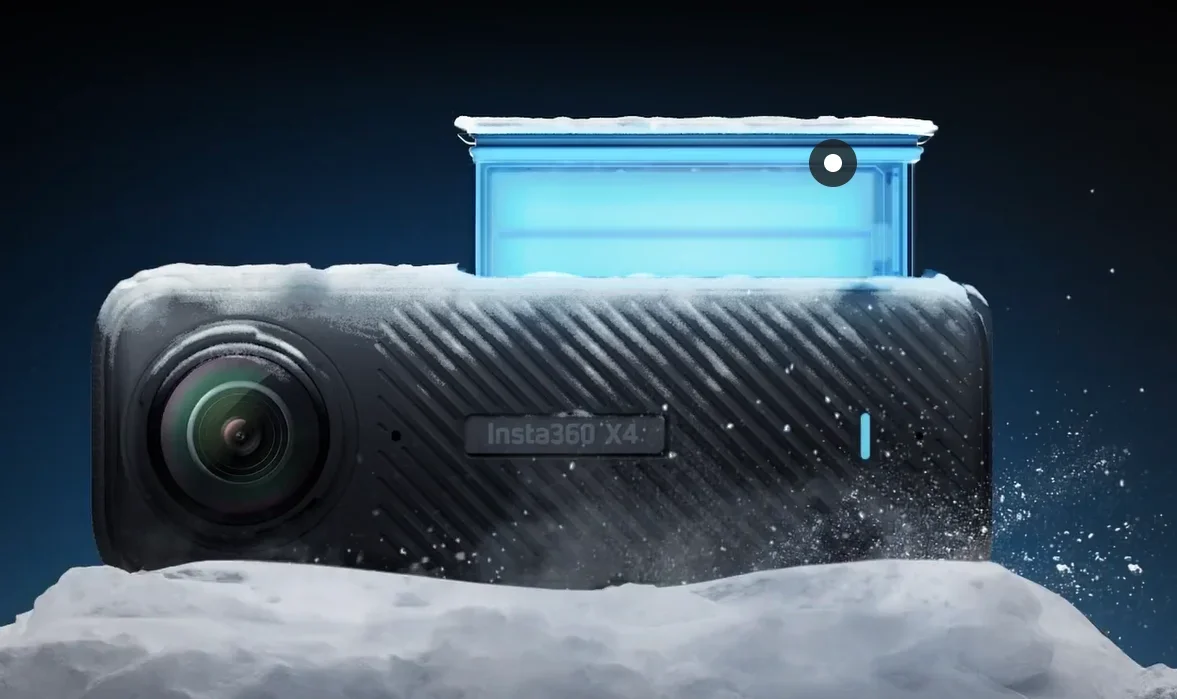 Insta360 X4 الرياضة بانورامية HD دراجة نارية ركوب الكاميرا 360 المضادة للاهتزاز شاشة تعمل باللمس تسجيل الفيديو كاميرا مقاومة للماء #6