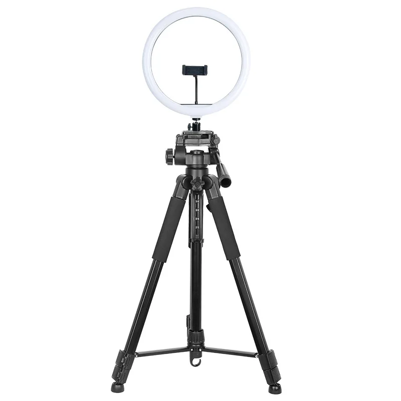 180cm 140CM Cell Phone Tripod Lightweight Camera Tripods 26CM 30CM Fill Selfie Video LED Ring Light Universal Phone Holders