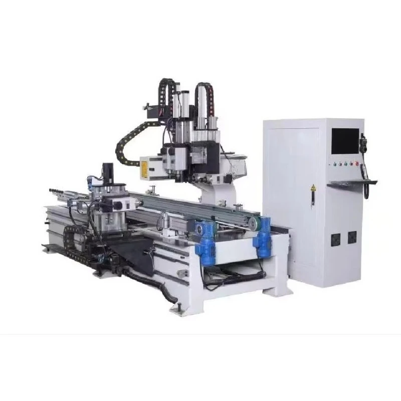 New Trans-U Tenon Machining Center CNC Wooden Door Hinge Keylock Processing Automatic Manufacturing Plant Pump Gear Bearing
