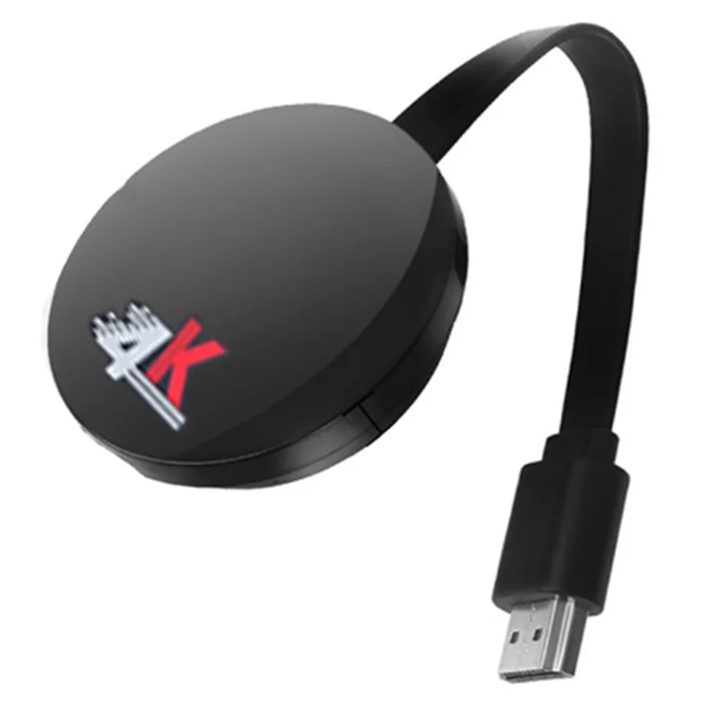 ABJF-Wireless Display Receiver 4K -Kompatibler WLAN-Display-Adapter 5G + 2,4G TV-Sticks für Android Einfache Installation