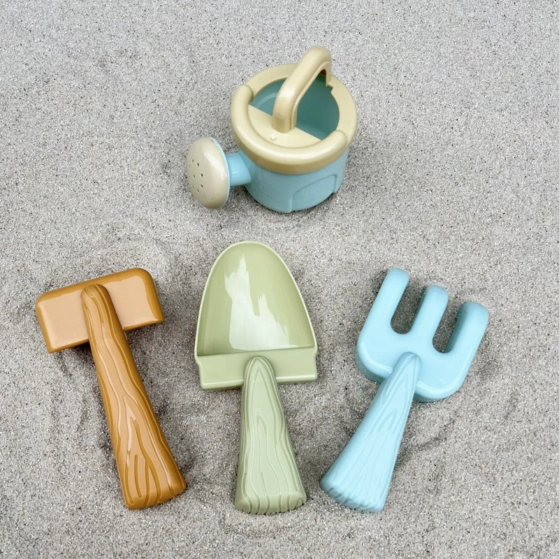 Set di giocattoli da spiaggia per bambini Pala Stampo Kit per auto giocattolo Strumenti durevoli per scavo di sabbia con custodia Gioco all'aperto Regalo per bambini Sicuro e divertente