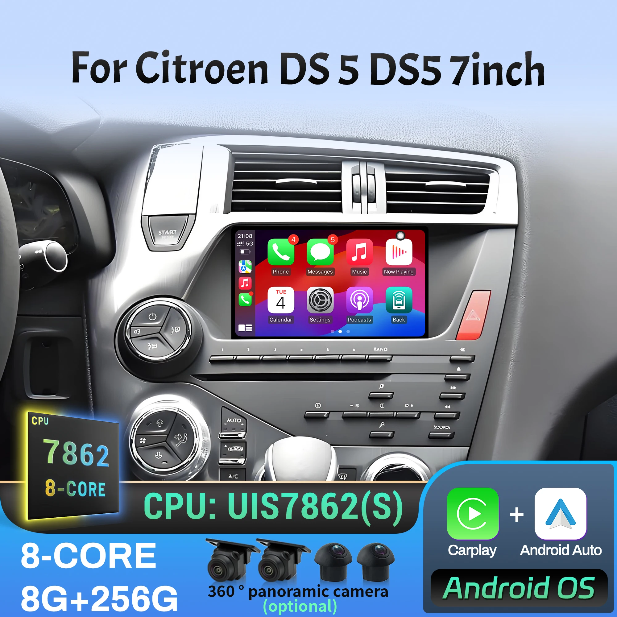 7 Inch Android 14 C… - image