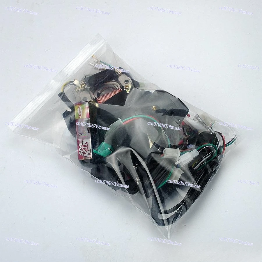 

CDI Coil Motorcycle ATV Spare Parts Bus Parts Wiring for 50cc 80cc 90cc 100cc 110cc 125cc Complete Electrics Wiring Harness