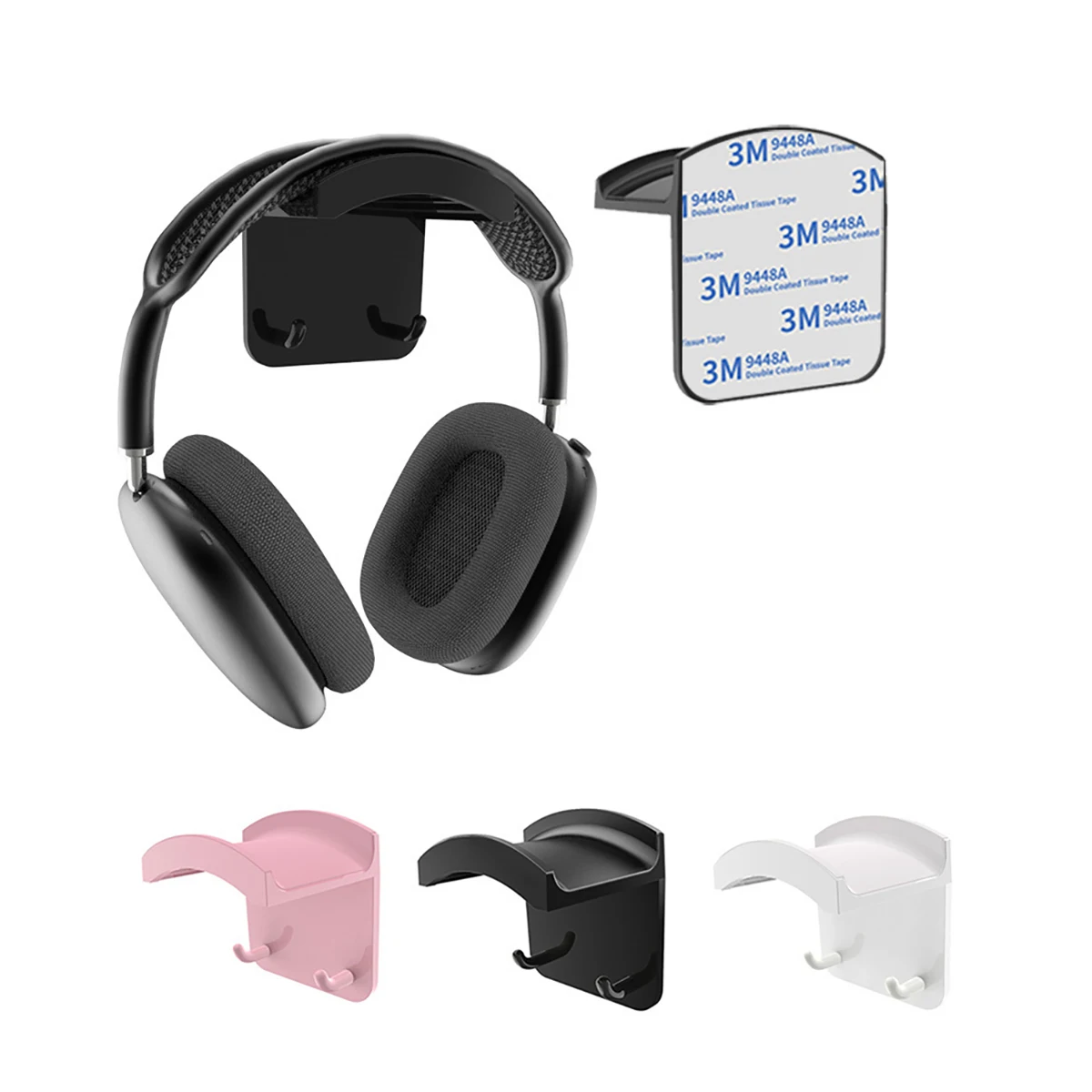 #Headphone hook on the wall, under the table, punch-free headphone rack storage rack, game controller bracket, headphone hanger