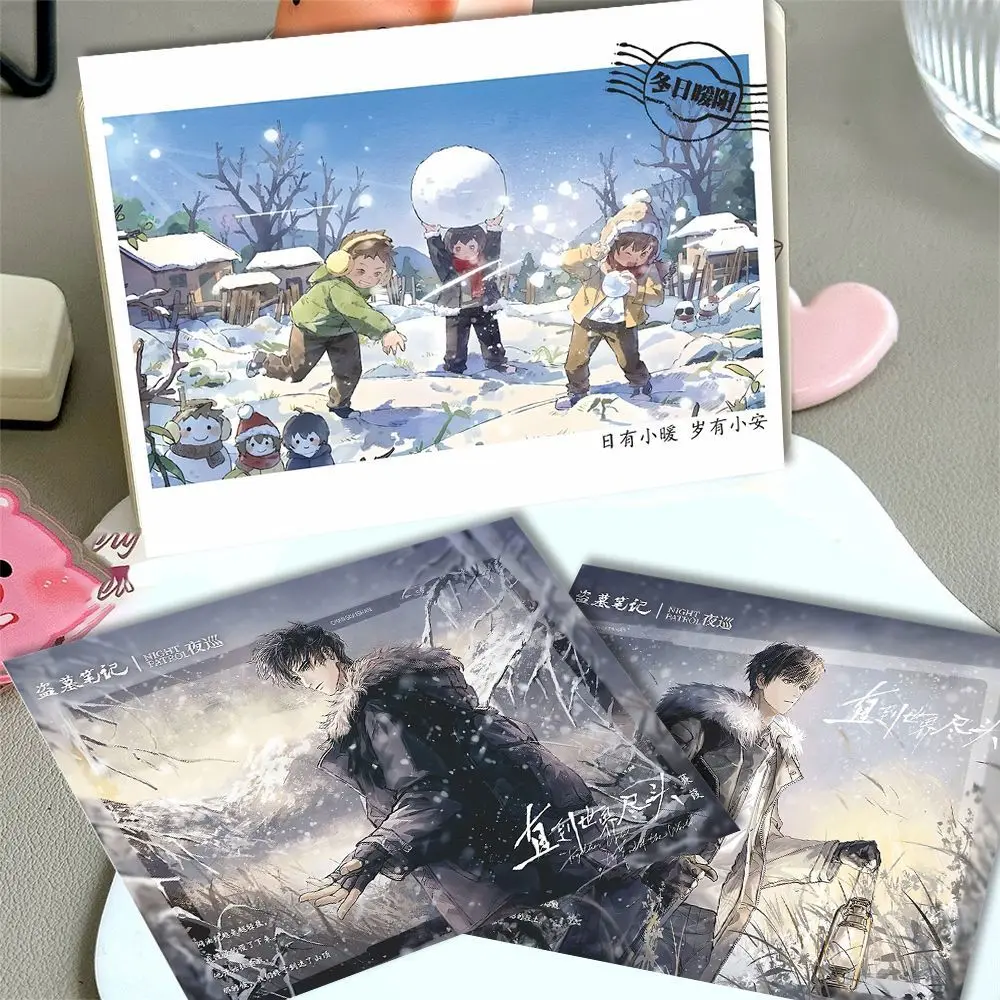 Pegatinas de Photocard Polaroid de anime Daomu Biji, tarjeta pequeña Lomo HD de Zhang Qiling de 3 pulgadas, colección impresa, regalo para amigos, para fans de BL