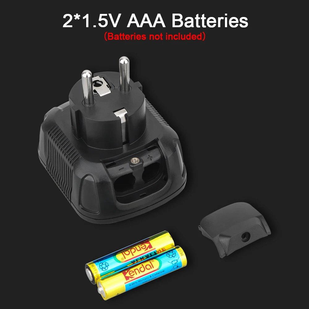 GVDA Socket Tester Outlet Checker Spanningsdetector Ground Zero Line Polariteit Fasecontrole Elektrische stroomonderbrekerzoeker