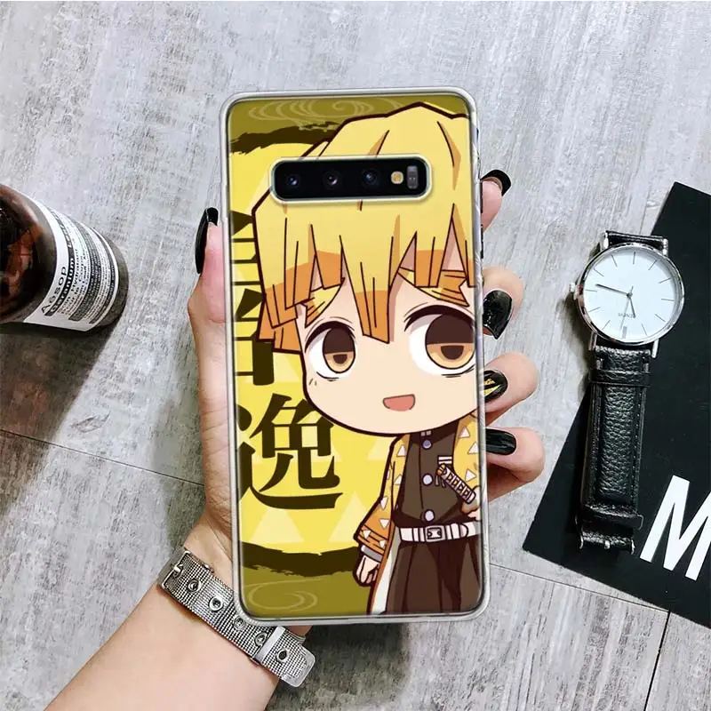 Demon Slayer Cute Anime Phone Case For Samsung Galaxy S24 S23 S22 S21 S20 Ultra S20 FE S10 Plus S9 S8 + Fundas Cover Coque