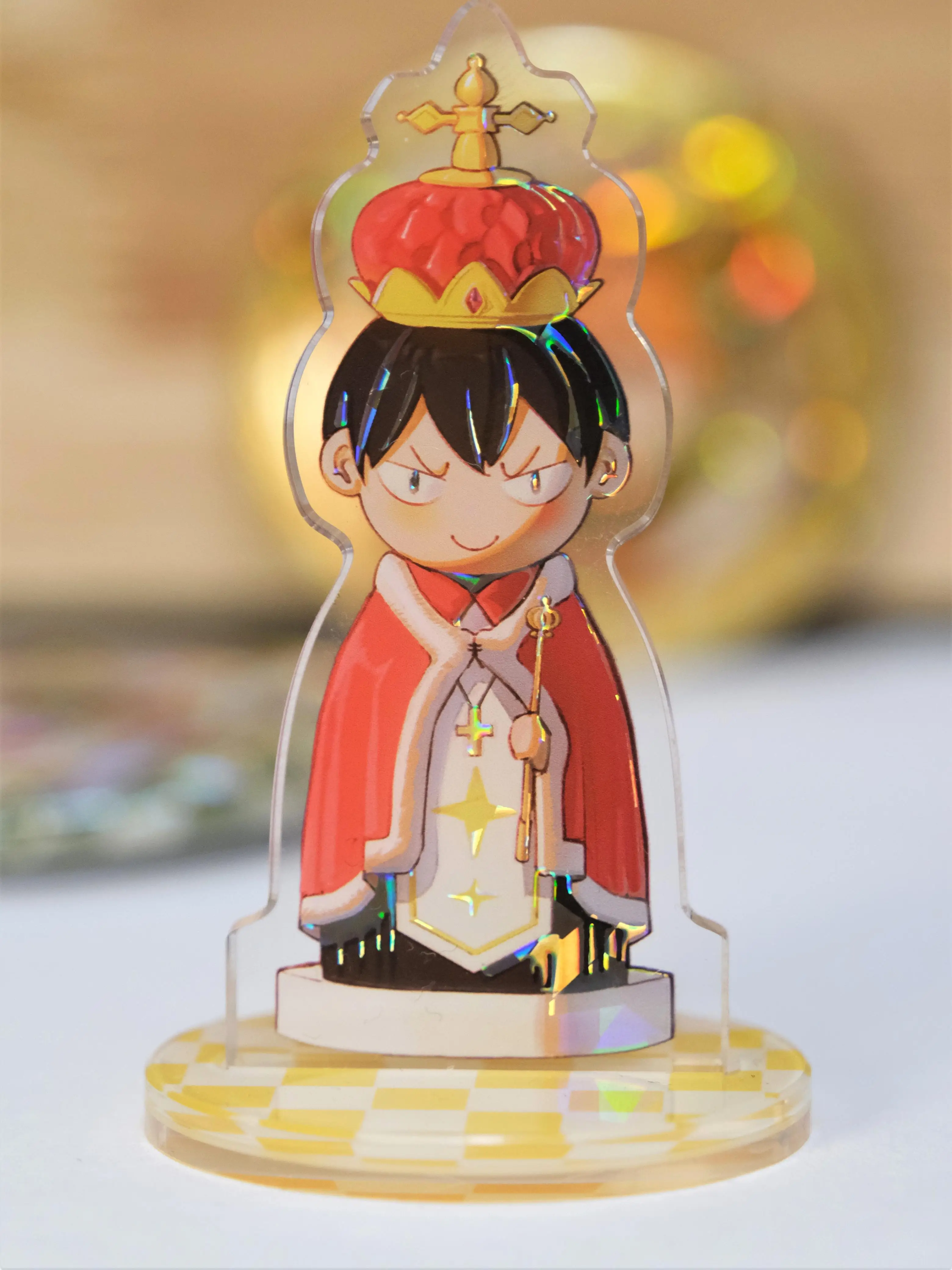 Anime Haikyuu!! Tobio Kageyama Shoyo Hinata Tadashi Yamaguchi Yu Nishinoya Cosplay Acrylic Stand Figure Ornament Mascot Gift