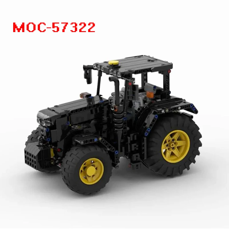 ของเล่น tractor1008PCSself-locking MOC-57322สำหรับผู้ใหญ่, ของเล่นวันเกิดเพื่อการศึกษาของเด็ก