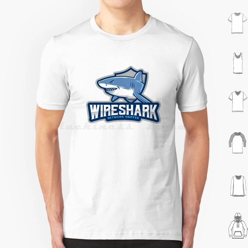 Wireshark Sniffer T Shirt Cotton Men Women DIY Print Wireshark Hacker Hack 1337 Infosec Security Hacking Linux Code Cyber Geek