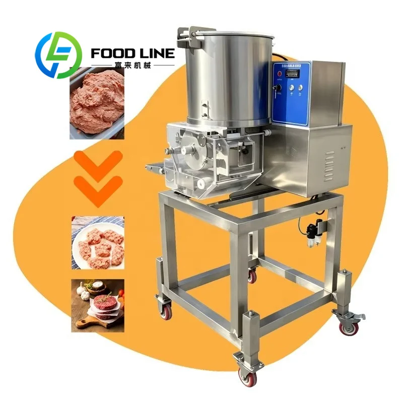 304 Stainless Stain Hamburger Patty Forming Machine Beef Pork Chicken Mutton Shrimp Fish Potato Patty Commercial Making Machine