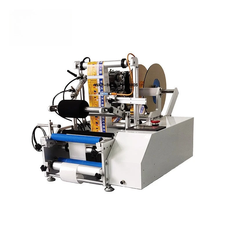 

Semiautomatic Round Bottle Labeling Machine Drinks Beverage Bottle Labeler Automatic Bottle Labeling Machine