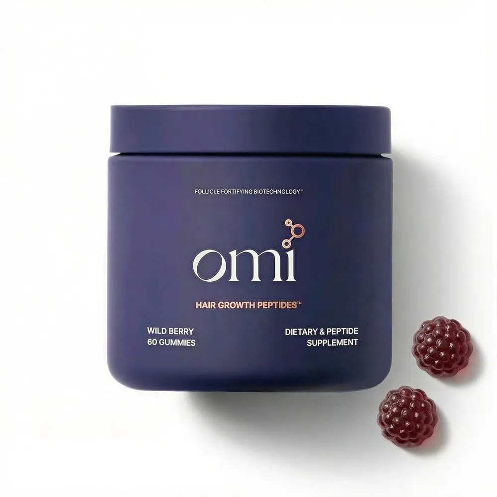 

Hair Growth Gummies: Women's Berry-Flavored Formula with Proprietary Follic Stimulating Biotech
