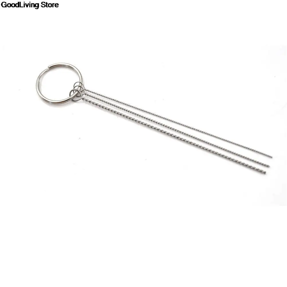11Pcs /set Stainless steel Airbrush Spray Gun Nozzle Cleaning Kit Needle & Brush Set Repair Tool