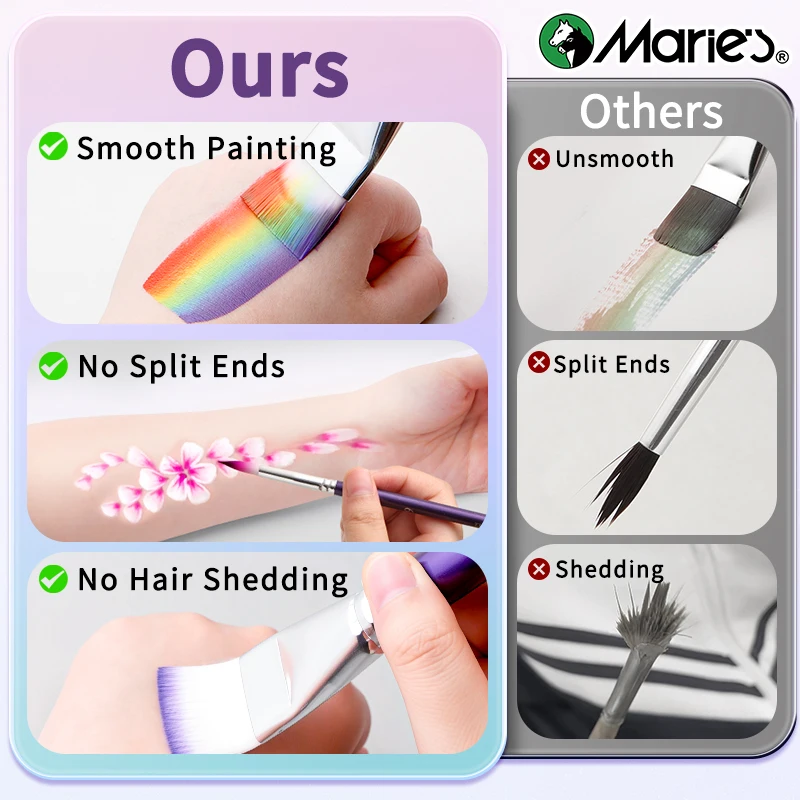 4pcs Artist Brush Set 6