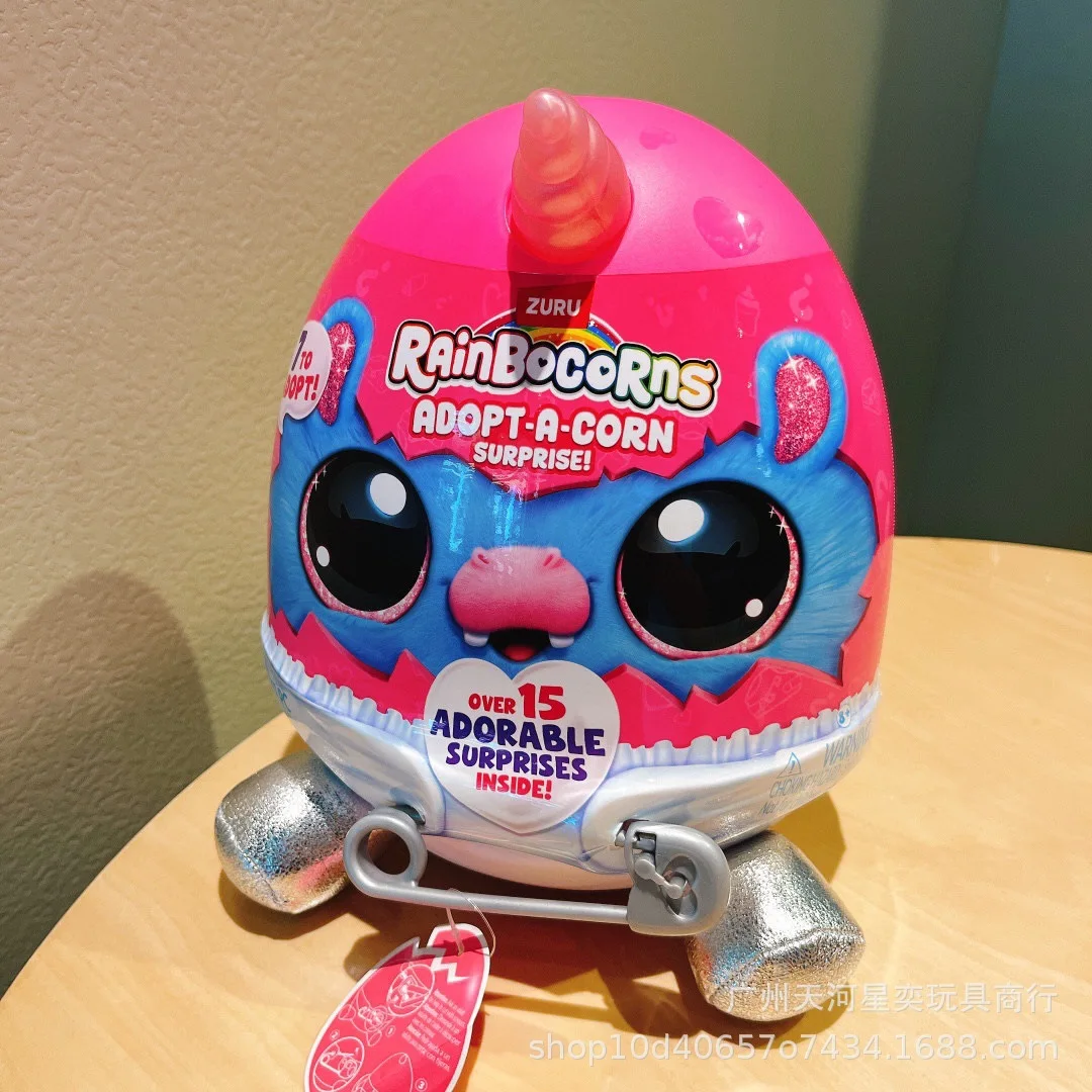 

Игрушка-сюрприз Zuru Rainbocorns Adopt A Corn: Волшебное яйцо-единорог в закрытой коробке с более чем 15 очаровательными сюрпризами для мальчиков и девочек