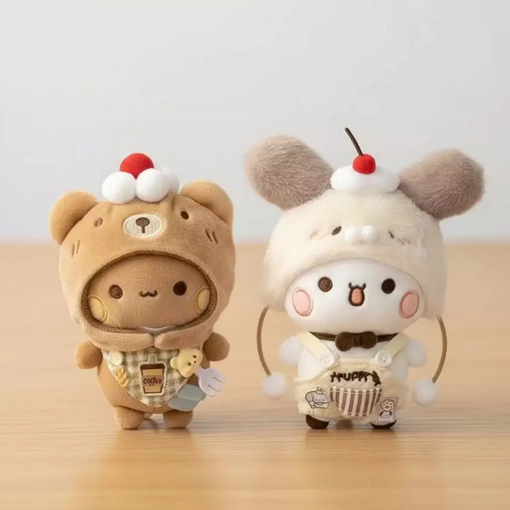

Popular one or two cloth plush doll keychain cartoon couple pendant cute plush toy doll baby gift