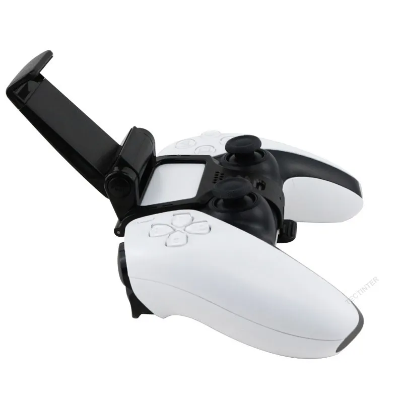 PS5 컨트롤러 브래킷 마운트 용 모바일 핸드폰 스탠드 삼성 S9 S8 클립 홀더 용 PlayStation 5 게임 패드 용 핸드 그립 썸네일 4