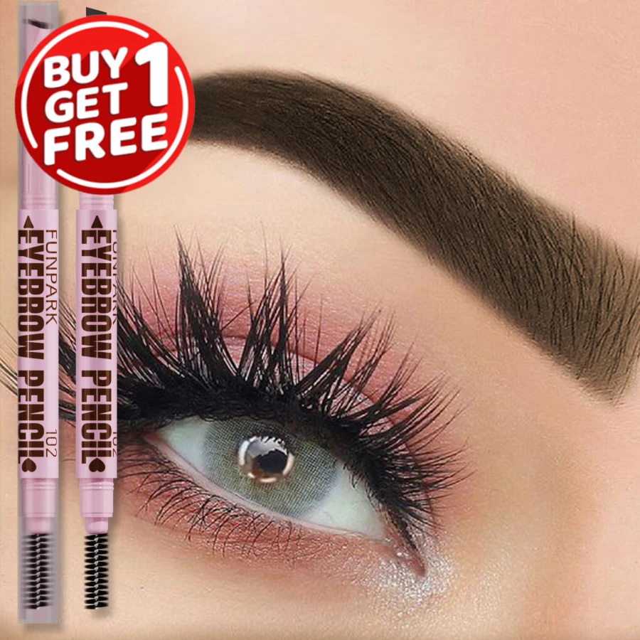 Eyeblogggel-Crayon de maquillage waterproof, 2 pièces, microblading, 5 couleurs, teinte naturelle pour les sourcils, longue durée