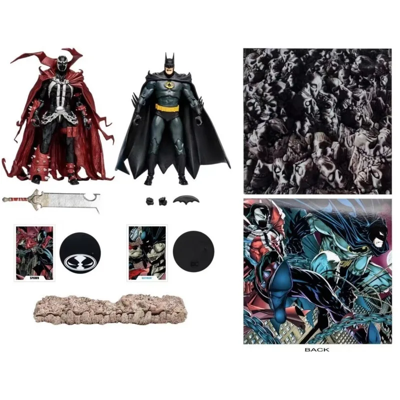 Anime Spawns & Batmans Action Figure Doll Toy Spawns & Batmans Collection Model Doll Toy Figurine For Kid Birthday Gifts